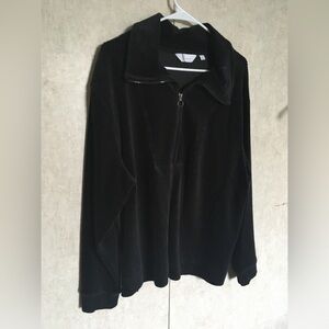 ENCORE // Black Half-Zip Sweater